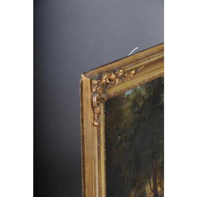 Romantic Artist, River Landscape, 19th Century, Oil Painting, Framed For Sale - Image 14 of 18