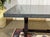 Metal Marble Table with Cast Iron Base For Sale - Image 7 of 18