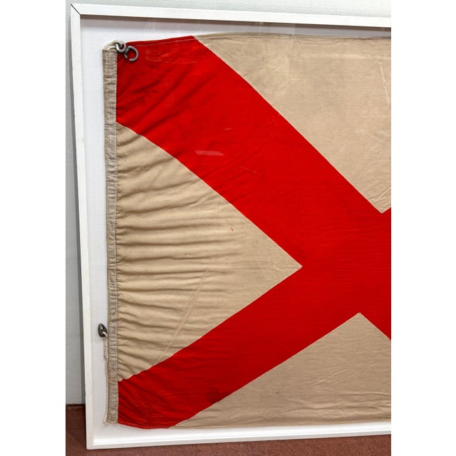 Metal Large Early Alabama State Flag, Cotton Bunting, 1895–1918 Spanish–American War For Sale - Image 7 of 18