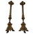 Italian Baroque Style Church Candlesticks in Gilt Bronze, Set of 2 For Sale - Image 17 of 17