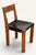 Vintage S24 Chair in Elm and Black Leather by Pierre Chapo, 1970 For Sale - Image 4 of 18