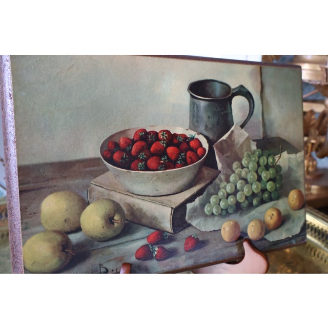 Set of 6 Mid-Century Henk Bos Dutch Still-Life Art Plaques For Sale - Image 15 of 18