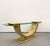 Cream Vintage Lacquered Smoke Dyed Console For Sale - Image 8 of 8