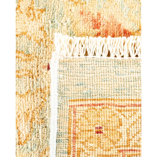 2000 - 2009 Eclectic, One-of-a-Kind Hand-Knotted Area Rug - Light Blue, 8' 10" x 11' 5" For Sale - Image 5 of 8