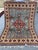 Textile Hand-Knotted Blue and Red Afghan Medallion Wool Area Rug, 6'9" X 5'0 For Sale - Image 7 of 12