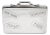 Mid 20th Century Vintage Asprey London Miniature Suitcase Sterling Silver Trinket Box Travel For Sale