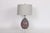 Dino Martens for Aureliano Toso Cranberry Swirl "Egg" Table Lamp on Tripod Base For Sale - Image 10 of 11