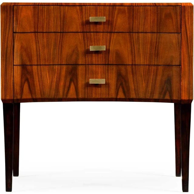 Overall condition is new. Made of brass handles and rosewood veneer.