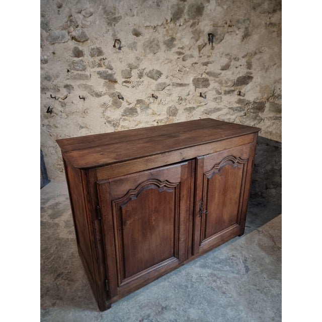 Brown Antique 18th Century French Oak Cabinet from Auvergne For Sale - Image 8 of 18