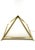Italian Golden Brass Pyramidal Table Lamp from Christos, 1970 For Sale - Image 3 of 18