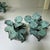 Bronze 1990s Bronze Flowers in Triangular Pots With Feet. For Sale - Image 8 of 11