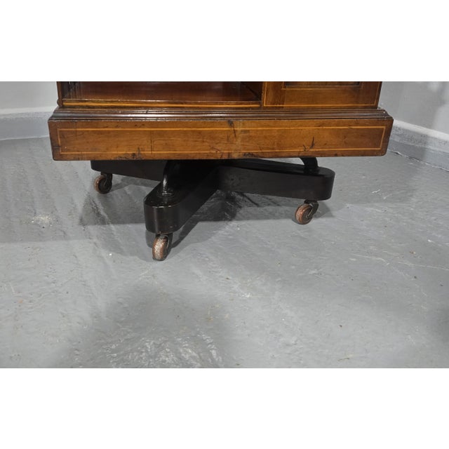 Mahogany Revolving Bookcase from Maples, 1880s For Sale - Image 13 of 14