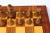 Mid Century Drueke No 61 Wood Chessboard With Mieux J' Attends Wood Chess Pieces & Storage Box For Sale - Image 12 of 17