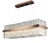 Collection Eris Chandelier in Metal and Glass by Jago For Sale