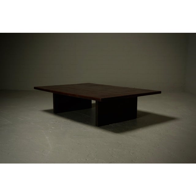 Bamboo and Wood Coffee Table by Axel Vervoordt, 1980s For Sale - Image 14 of 14