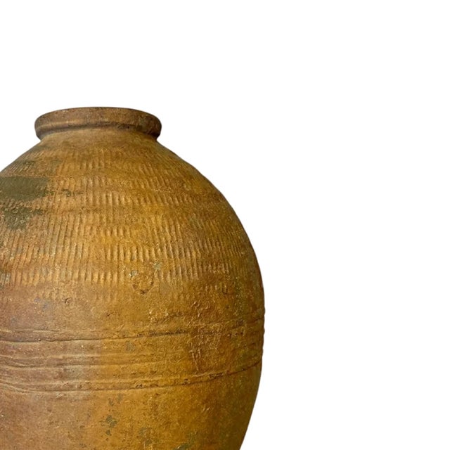 Bring the sun-drenched landscapes of rural Turkey into your home with this vintage ceramic vase. Handcrafted by skilled...