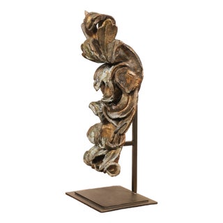Stunning 18th C. Italian Carved Fragment on Stand For Sale