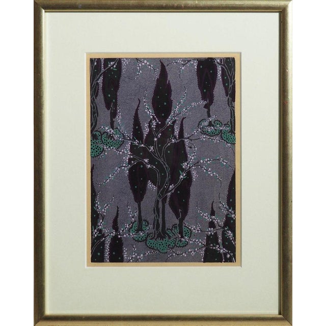 Antique Woodcut in the Style of Matisse, 1910s, Set of 3 For Sale - Image 10 of 14