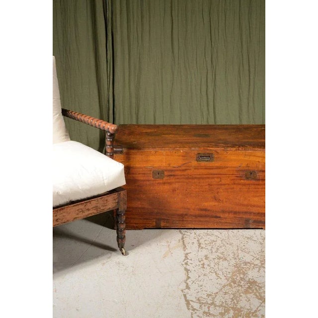 Chinese Export Brass Mounted Camphor Wood Chest, 1870s For Sale - Image 4 of 9