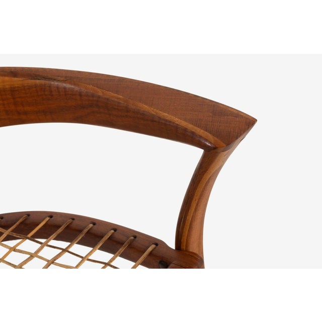 Arthur Carpenter Espenet Curved Back Arm Chair 1980c. For Sale - Image 15 of 18