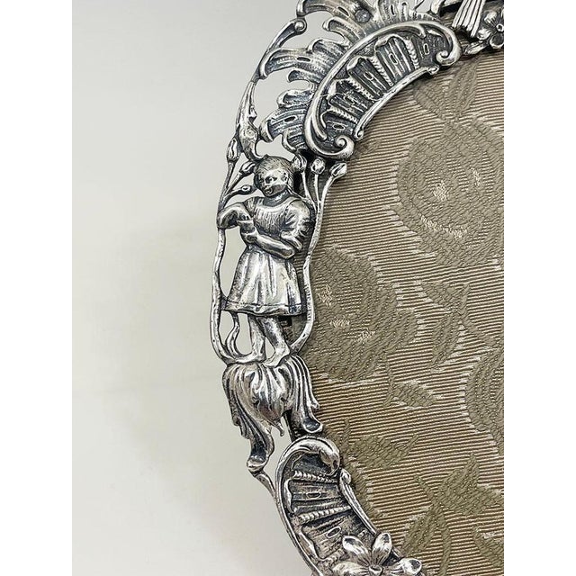 Dutch Silver Photo Frames by Gebr. Niekerk, B. Dijkstra, Groningen, 1915, Set of 2 For Sale - Image 6 of 15