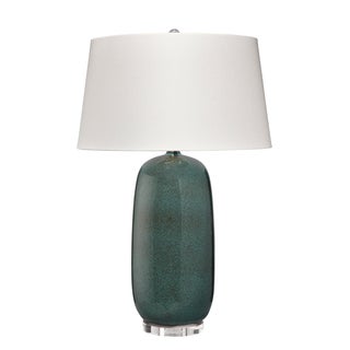 Balsam Table Lamp, Teal Ceramic For Sale