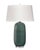 Balsam Table Lamp, Teal Ceramic For Sale