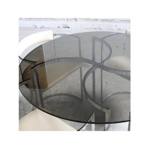 Table and Chairs, Italy, 1970s, Set of 5 For Sale - Image 4 of 18