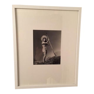 Vintage 'Farmer Girl' Studio Shot For Sale