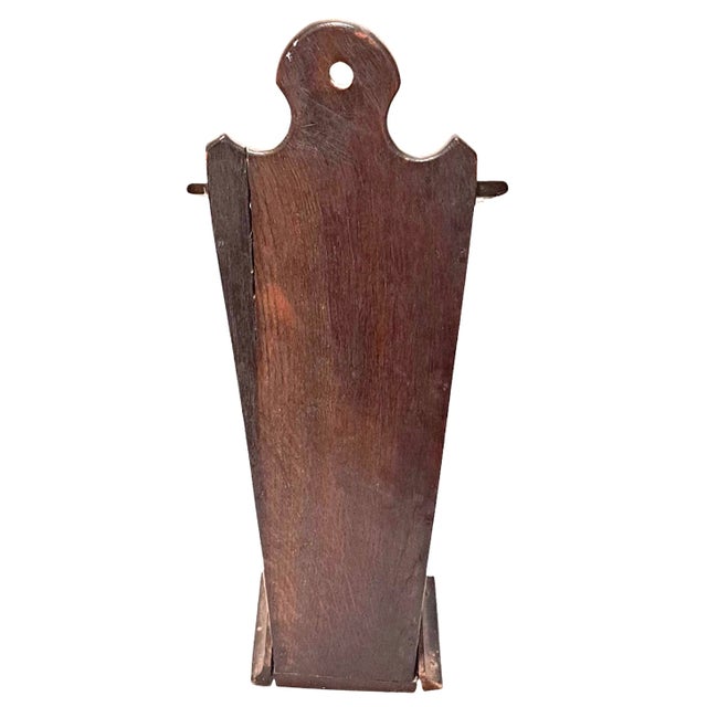 Mid 19th Century 19 C Early Oak Candle Box - England For Sale - Image 5 of 5