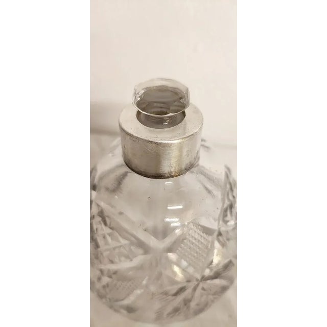 French Crystal Bathroom Set, 1940s, Set of 3 For Sale - Image 8 of 14