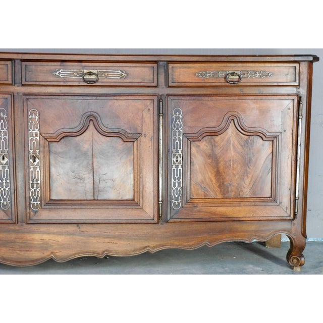 French Country 19th Century French Country Walnut Sideboard For Sale - Image 3 of 11