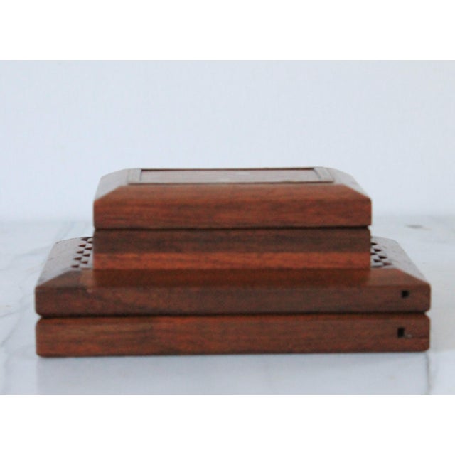 Vintage Frictionite 00 Barber Hone Razor Sharpening Stones W/ Wood Inlay Storage Box For Sale In Milwaukee - Image 6 of 16