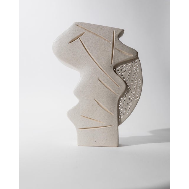 Ceramic Vintage Studio Pottery Vase in Stoneware Ceramic, 1970s For Sale - Image 7 of 14