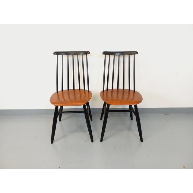 Vintage Scandinavian Fanett Chairs by Ilmari Tapiovaara, 1960s, Set of 2 For Sale - Image 6 of 15