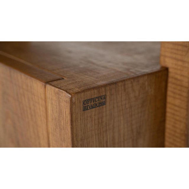 Large Bookshelf with Bench attributed to Guiseppe Rivadossi for Officina Rivadossi, Italy, 1970s For Sale - Image 11 of 18