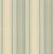 Contemporary Sample - Schumacher Saratoga Cotton Stripe Fabric in Aqua/Flax/Mocha For Sale - Image 3 of 3