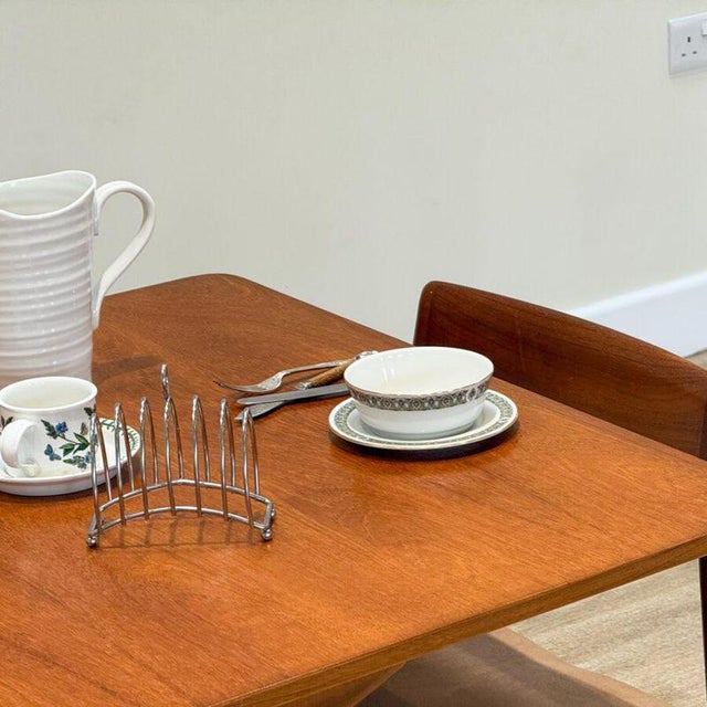 Mid-Century Double Extending Dining Table by Tom Robertson for McIntosh For Sale - Image 14 of 18
