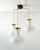Mid-Century Modern 3-Light Pendant from Stilnovo, 1950s For Sale - Image 3 of 15