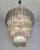 Large Vintage Murano Glass Tiered Chandelier with Smoked Glass Tube, 1990s For Sale - Image 13 of 16