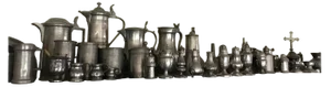 Pewter Collection Off 47 Items for 1 Price 18th and 19th Century!, 1800, Set of 43