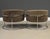 Mid-Century Modern Milo Baughman Style Barrel Back Chrome Lounge Chairs - A Pair For Sale - Image 3 of 10