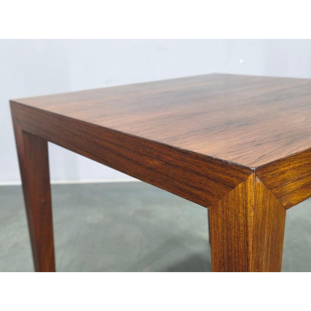 Vintage Danish Rosewood Table by Severin Hansen for Haslev, 1960s For Sale - Image 6 of 9