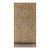 Shabby Chic Ziegler Blue/Gold Wool Runner Rug- 4'1'' X 11'2'' For Sale