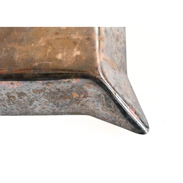 Silver Large 1970s Silverplate Centerpiece Bowl by Lino Sabattini For Sale - Image 8 of 10