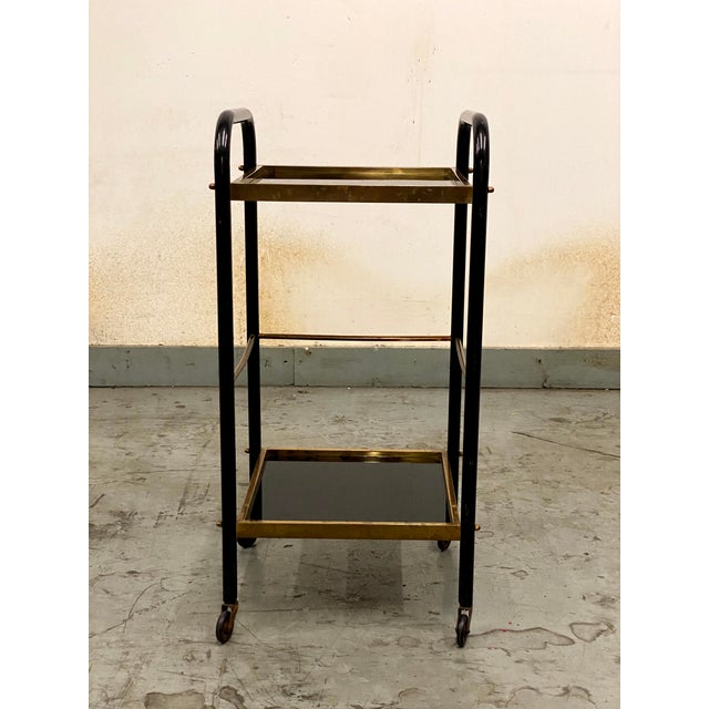1950s Vintage Bar Cart For Sale - Image 5 of 9