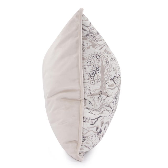 Boho Chic 24 x 24 Pillow Fable Sand - Down Insert For Sale - Image 3 of 10