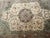 Persian Vintage Persian Tabriz Rug, Hand-Knotted Wool & Silk, Fine Floral Pattern, Ivory & Taupe, 7x10 For Sale - Image 3 of 18
