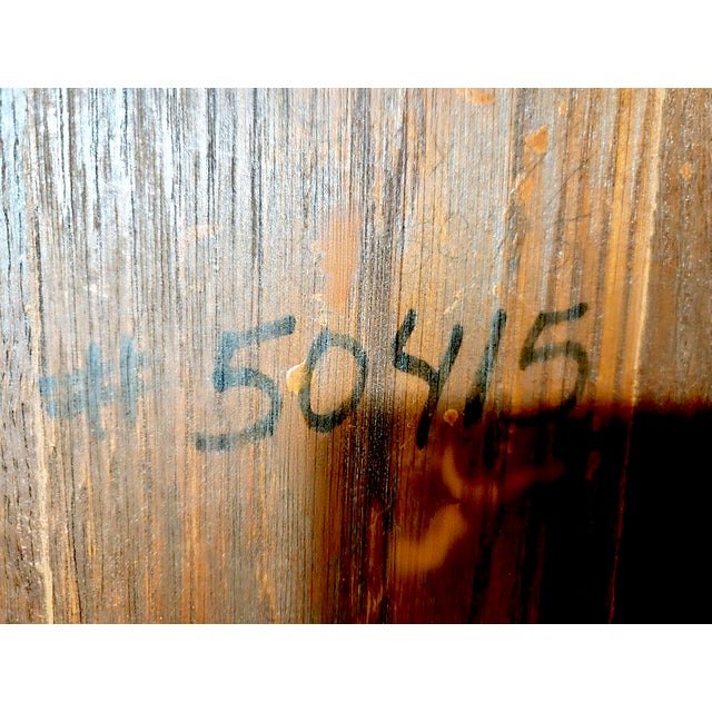 1980s Pair of Authenticated Guy Chaddock & Co. Arched Stretcher Side Tables – "To the Trade" Quality For Sale - Image 12 of 12