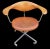 Wood JH 502 Swivel Chair by Hans Wegner for Johannes Hansen For Sale - Image 7 of 7